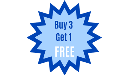 Buy 3 Get 1 Free